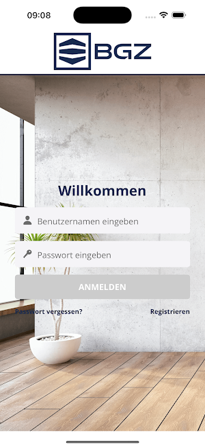 BGZ-Mieterportal Screenshot 0