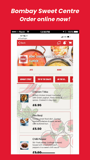 Bombay Sweet Centre Screenshot 2