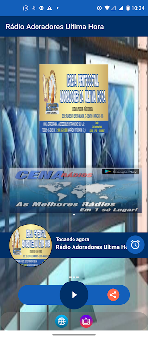 Rádio Adoradores da Útima Hora Screenshot 2
