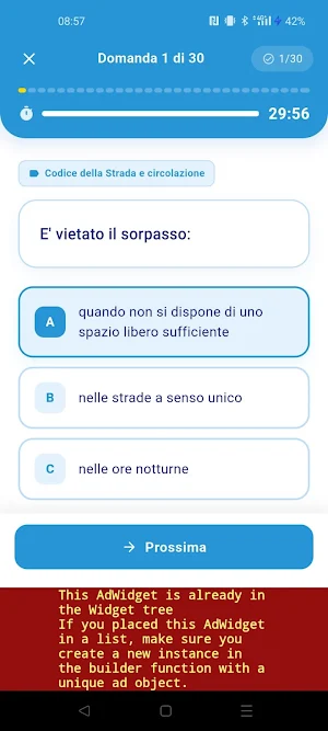 Quiz Taxi & NCC Campania Screenshot 1