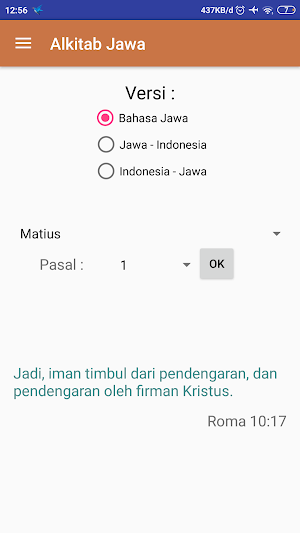 Alkitab Bahasa Jawa Lengkap Screenshot 0