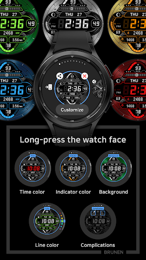 BRN002 : Watch Face Screenshot 3
