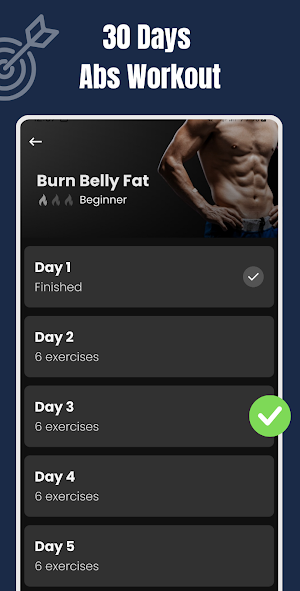 Abs Workout : Six Pack 30 Days Screenshot 2