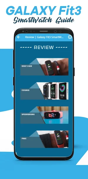 Galaxy Fit3 SmartWatch Guide Screenshot 2