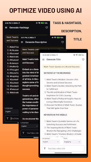 TubeHelper - for YouTubers Screenshot 1