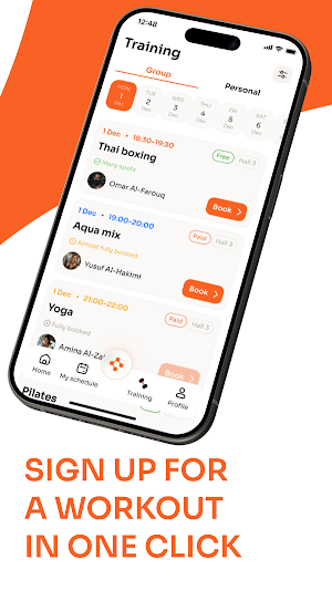 Origin Fitness Screenshot 2