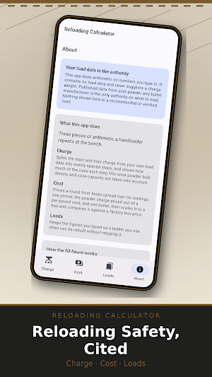 Reloading Calculator Screenshot 3