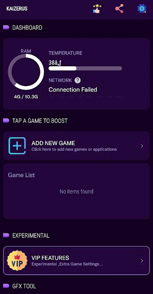 Kaizerus GFX: Gaming Tools Screenshot 1