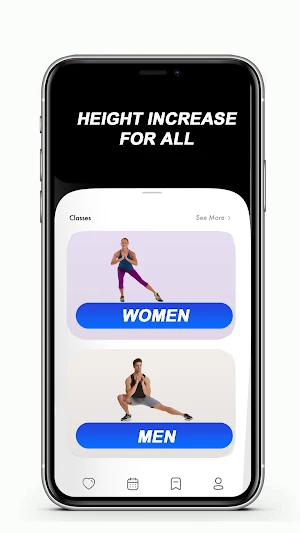 height increase exercise app Screenshot 0
