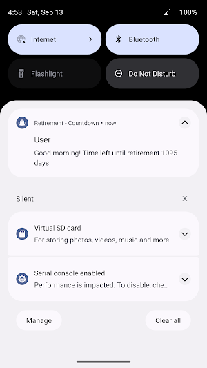 Retirement - Countdown Screenshot 3