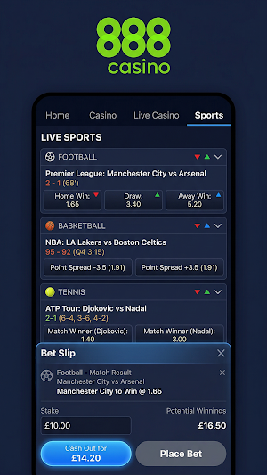 888 Casino Screenshot 3