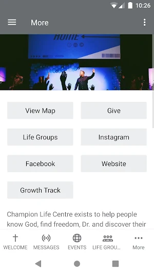 Champion Life Centre Screenshot 2