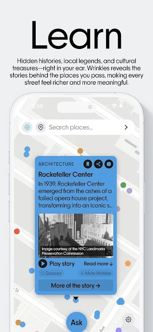 Wrinkles: Audio Tour Guide Screenshot 3