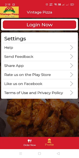 vintage pizza Screenshot 2