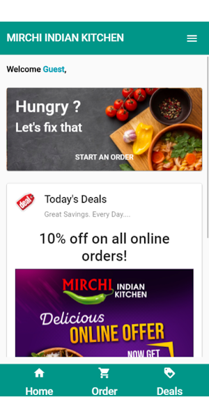 Mirchi Indian Kitchen Screenshot 1