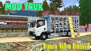 Mod Truck Muat Tebu Bussid Screenshot 1