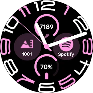 Stretched time -  Watchface Screenshot 1