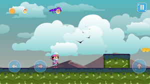 Adventure White Ninja Girl Screenshot 0