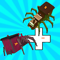 Spider Train Monster Fight