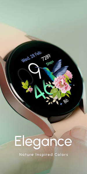 Floral Pink Bird - ReS16 Screenshot 1