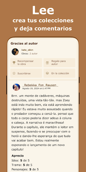 Fanfictionero - fanfiction Screenshot 3