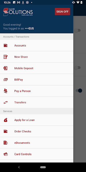 Maine Solutions FCU Mobile Screenshot 3