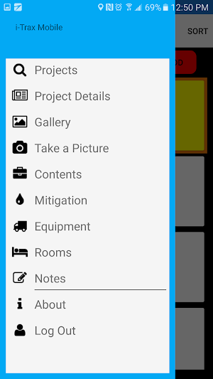 i-Trax Mobile for Restoration Screenshot 1