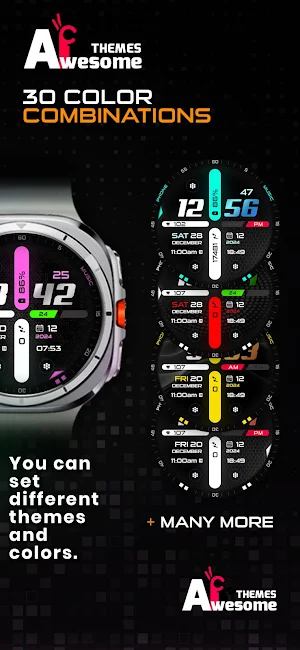Digiglide - Digital Watch Face Screenshot 2