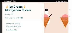 Ice Cream Idle Tycoon Clicker Screenshot 1