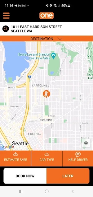 One Taxi Seattle Screenshot 0