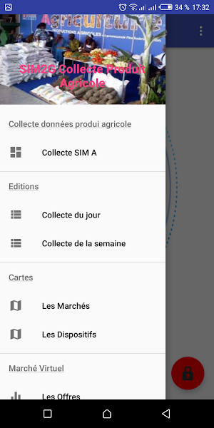 SIM2G - Collecte de Produits Agricoles Screenshot 2