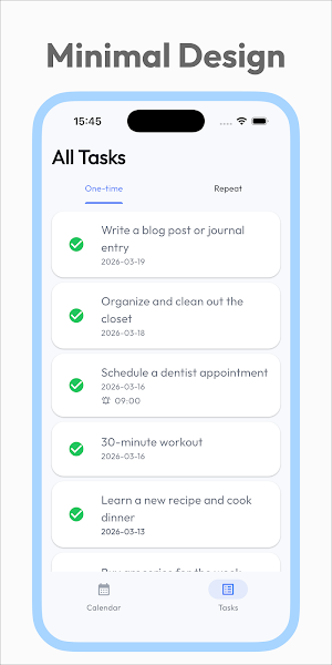 Simple Task: To-Do & Calendar Screenshot 1