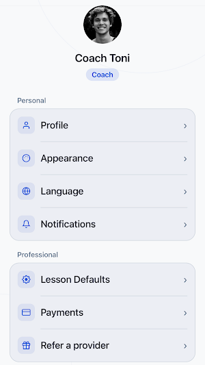 Sessio: Lesson Manager Screenshot 2