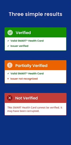 SMART Health Card Verifier Screenshot 2