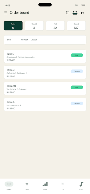 JEMPO - Table QR Order Screenshot 2
