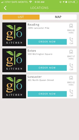 GoodLife Organic Kitchen Screenshot 1