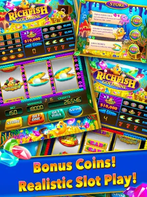 Rich Fish Gold Mine Las Vegas Slot - Slots Big Win Screenshot 3
