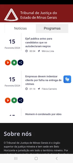 Rádio TJ Minas Screenshot 1
