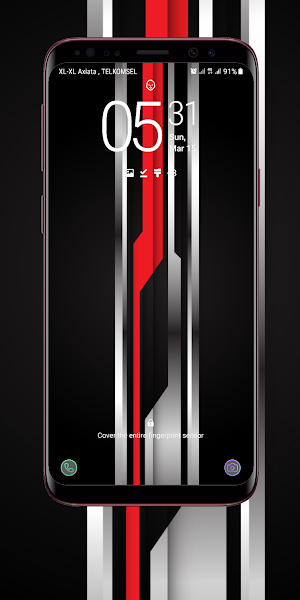 Red And Gray Wallpaper Screenshot 3