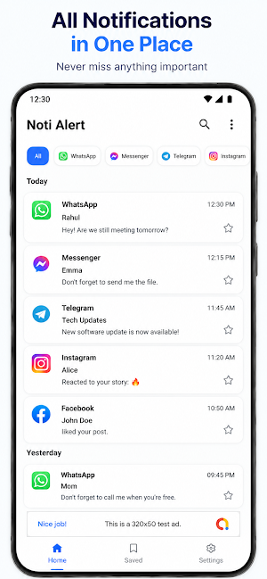 Noti Alert - Save Notification Screenshot 0