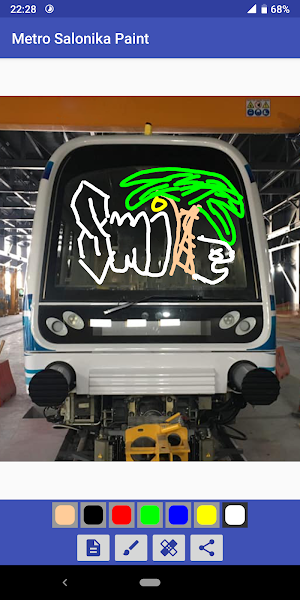Metro Salonika(MS) Paint Screenshot 1