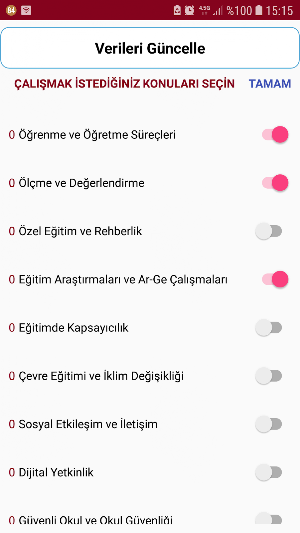 Uzman Öğretmenlik Sınavı %100 Screenshot 1