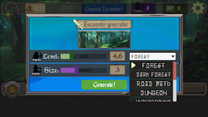 Simple RPG Battle Generator Screenshot 1