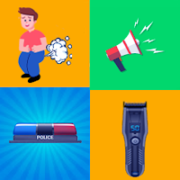 Hair cut fart air horn prank
