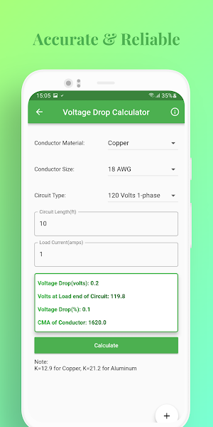 Handyman Calculator Screenshot 2
