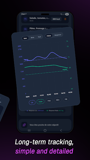 AuraFlow – Calories & Weight Screenshot 1
