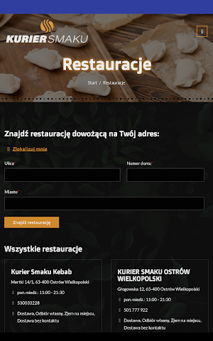 KURIER SMAKU Screenshot 2