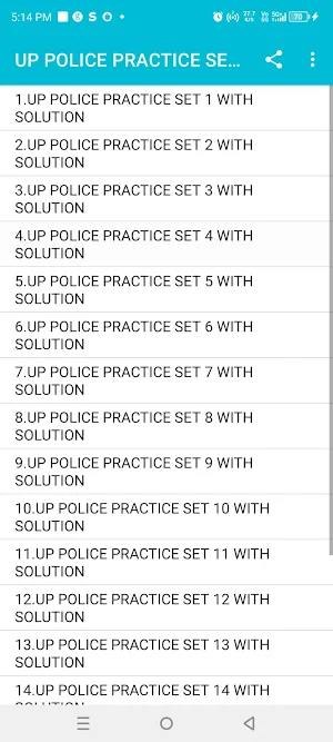 UP POLICE PRACTICE SET Screenshot 0