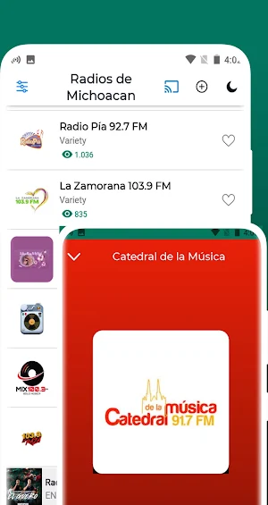 Radios de Michoacán México Screenshot 2