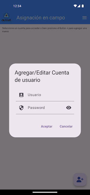 Bussat Asignación Screenshot 1